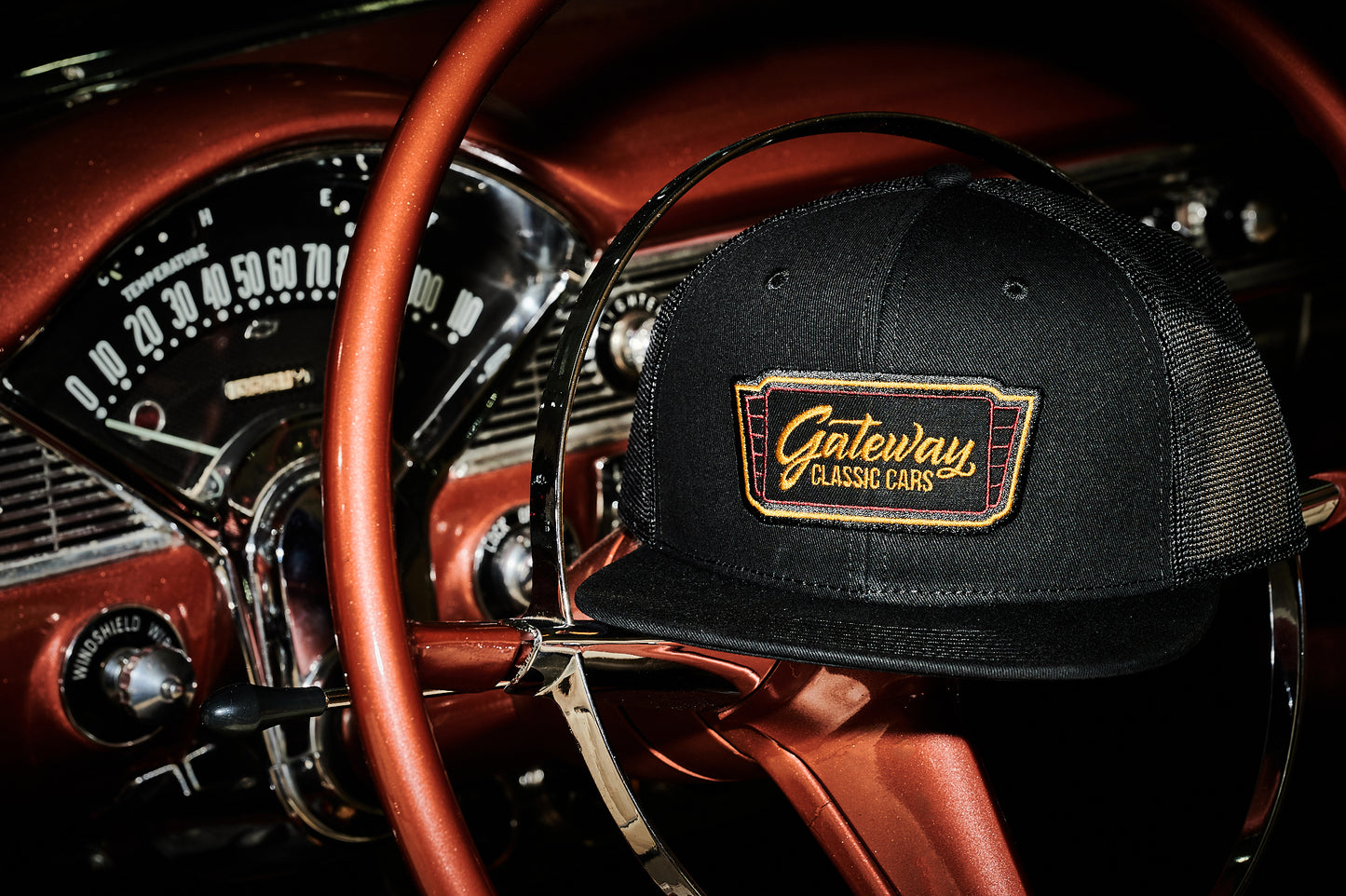 Gateway Classic Cars Black "Snapback Trucker" Hat Multi-Size