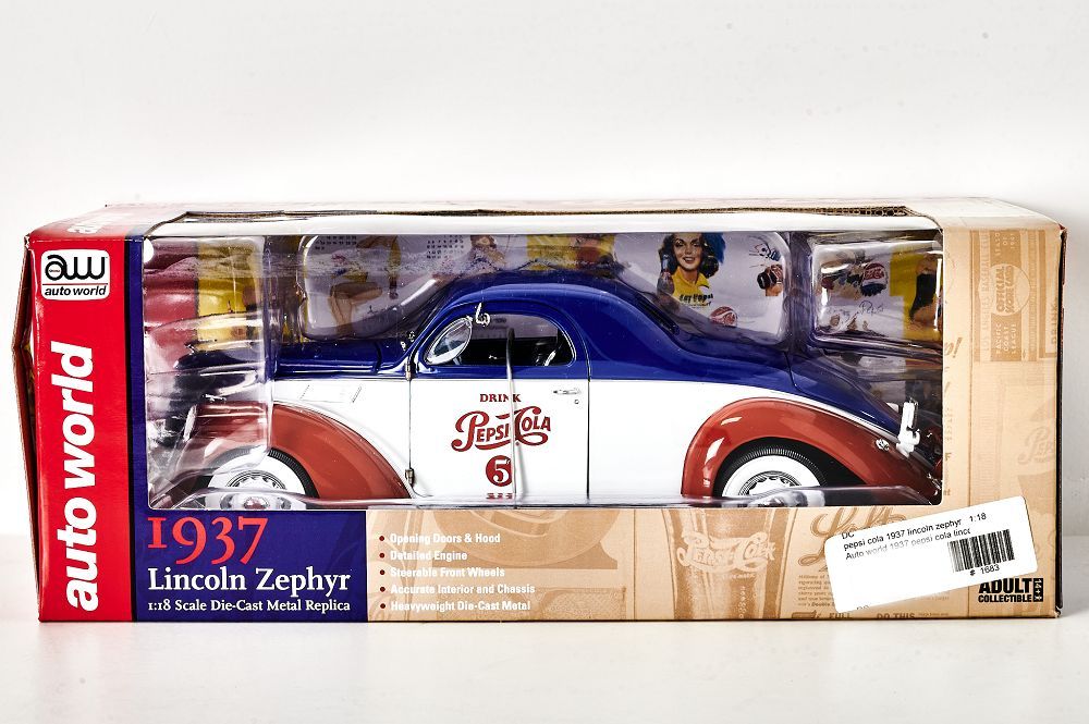 1937 Lincoln Zephyr Pepsi Cola