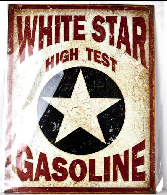 White Star Gasoline Sign
