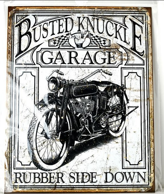 Busted Knuckle Garage Sign