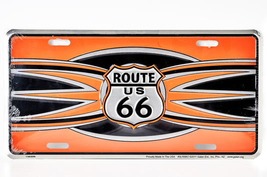 Route US 66 License Plate