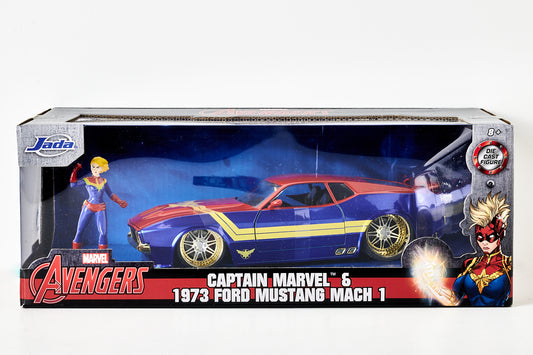 1973 Ford Mustang Mach 1 with Captain Marvel