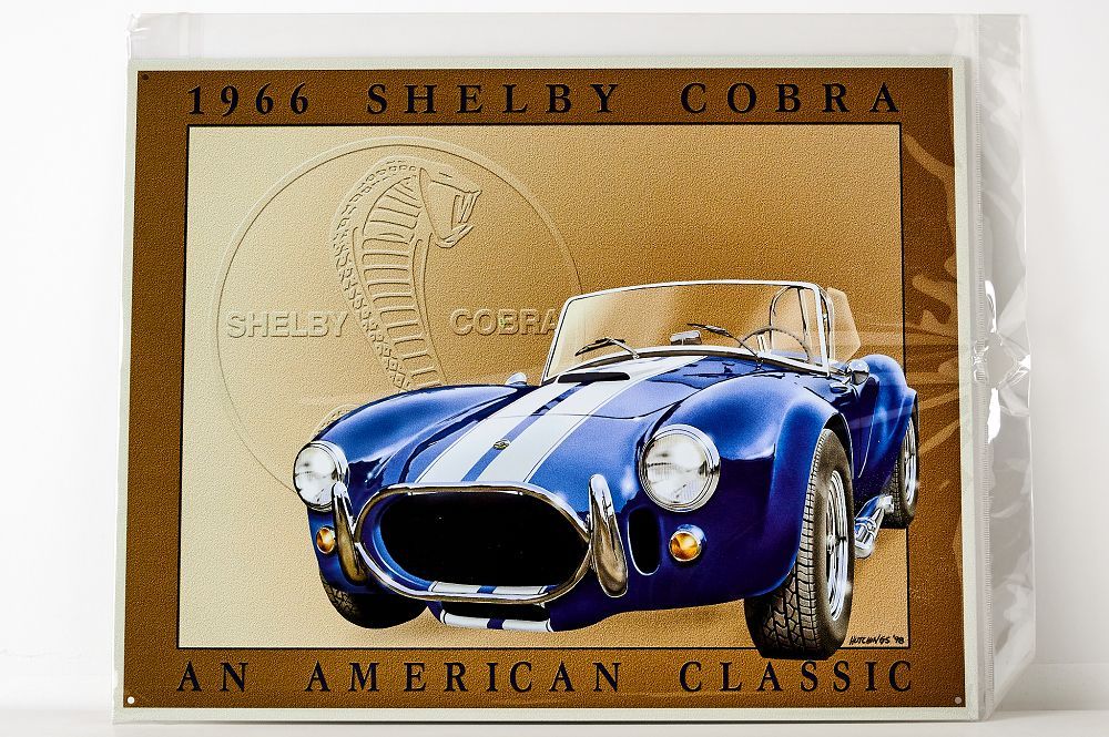 Shelby Cobra Vintage Style Tin Sign