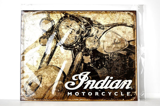 Indian Motorcycle Tin Sign