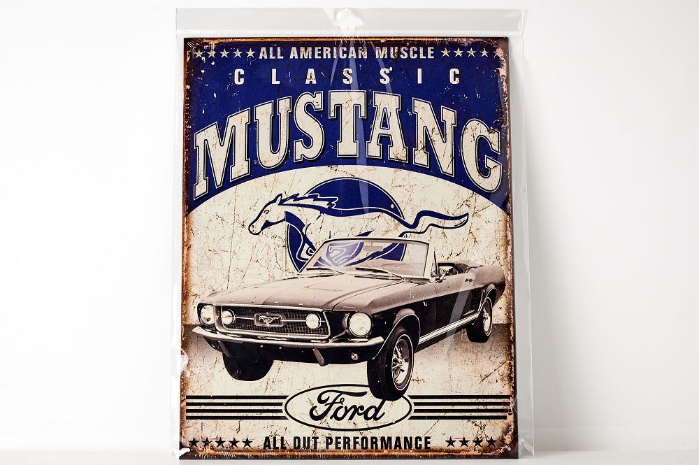 Classic Mustang Tin Sign – Gateway Classic Collectibles